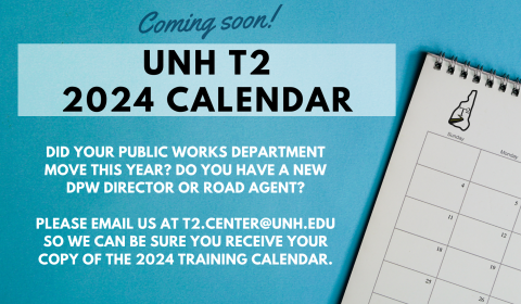 UNH T2 2024 Calendar Coming Soon, photo of calendar with text