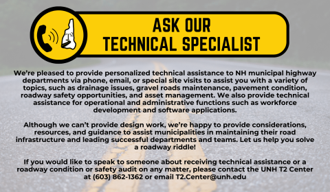 Ask our technical specialist web feature