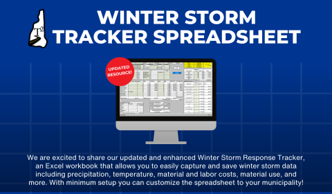 Winter Storm Tracker Spreadsheet